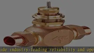 Johnson Controls VG7281ST Series VG7000 Bronze Globe Valve, Two-Way Push-Down-to-Close, Brass Trim,