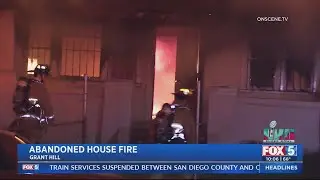 Abandoned House Fire