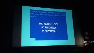 „Reko7” by Joker - ZX Spectrum intro, live recording from Xenium Party 2022