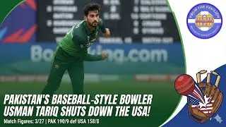 Pakistan spin attack led by Baseball-like bowler stops the USA chase
