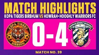 Kopa Tigers Birbhum vs Howrah&ndash;Hooghly Warriors FC | Match Highlights | 0&ndash;4 | BSL 2025&ndash;26