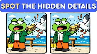 Spot the Differences #155 ONLY 1% Get All 5 Differences – Frog Puzzle Challenge