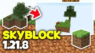 How To Download & Install Skyblock Map in Minecraft 1.21.8 (Play OG Skyblock Island)