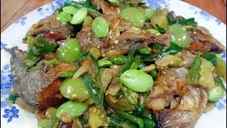 tidak pernah bosan, ikan kembung di masak seperti ini, enaknya kebangetan