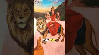 Maa Durga 🙏🏻 Shikotar Maa Acrylic Painting #shikotar #maa #durga #gujarat #acrylic #painting
