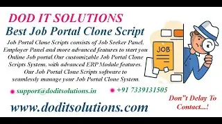 Job Portal Clone Scripts | Job Portal Clone | DOD IT SOLUTIONS