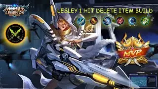 Lesley MVP One Shot One Kill Build Insane Damage