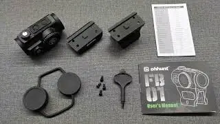 ohhunt&reg; FB O1 3 MOA Shake Awake Red Dot Sight with Absolute Co-Witness Riser Mount
