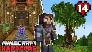 THE CUSTOM TREE AUTO BEE FARM!!! - Minecraft 1.18 Hardcore Let's Play - Ep. 14