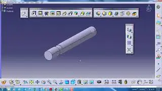 CATIA - Bench Vice Assembly - base plate, jaw screw, bar globes, screw bar