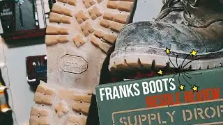 Franks Boots resole review and close up.