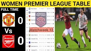 WOMEN ENGLISH PREMIER LEAGUE TABLE UPDATED TODAY | PREMIER LEAGUE TABLE AND STANDING 2025/2026 M.C12