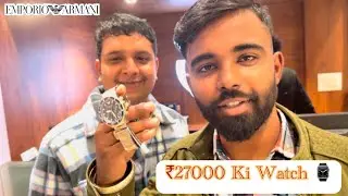 I Gifted Myself a ₹27,000 Emporio Armani Watch!⌚️ Vlog #101 || Himanshu Pathak HP