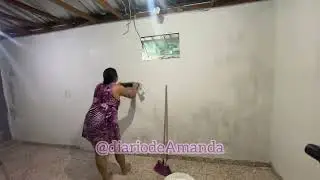 DIÁRIO DE OBRA 🚧 / REFORMANDO A SALA / MUITA INFILTRAÇÃO 