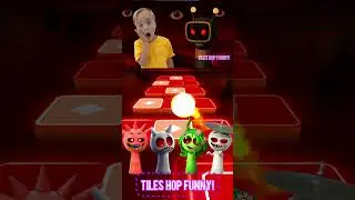 Sprunki Bot X Coffin Dance Cover #013 | Tiles Hop #shorts #youtubeshorts #shortsfeed #tileshop