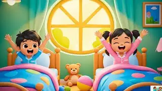 Good Morning Song for Kids 🌈 | Hindi Rhymes | Kids Animation