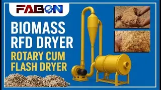 FABON Biomass RFD Dryer | Rotary Cum Flash Dryer for High-Efficiency Biomass Drying #dryer #biomass