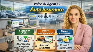 Auto Insurance Voice AI Agent | AI Voice Bot for Auto Insurance | AI Call Center  | Voice AI Agency