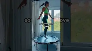 Feeling sleepy? A little bounce can really help 🤩 #rebounding