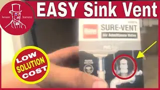 how to vent a kitchen sink under a window / kitchen island vent
