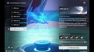 [Wuthering Waves Tactical Hologram] Crownless - Newborn Desires - Difficulty VI