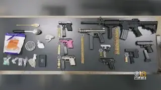 Six Arrested, Drugs, Guns Seized In South Baltimore