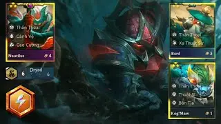TFT Hyper Roll | 3⭐ Nautilus | 6 Dryad | Mythic Dryad build