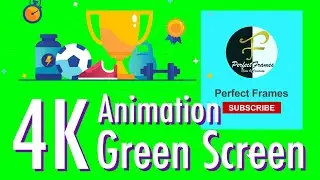4K Green Screen 2D animation / Flat Animation Full HD Free To use