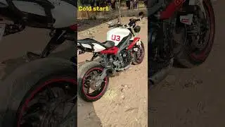triumph street triple 675 cold start #truimph #superbike#viral  #bikelife #automobile