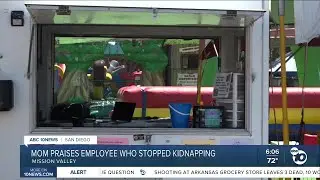 Mother thanks teen employee who stops kidnapping attempt