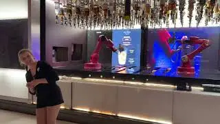 Robot bartender at Hard Rock Casino Biloxi MS