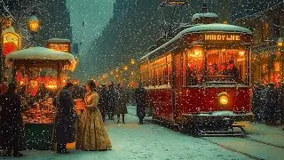 Cozy 1950's Coffee Shop at New York: Vintage Holiday Classics &  Vintage Soul  Songs ❄️