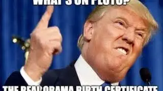 Donald trump sings!