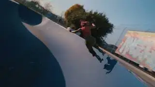 Roller Skating Freestyle Tricks | Roller Skating Girl at Skatepark | Aesthetic Roller Skating Video