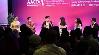 Remy Hii, Chloe Maayan, Chris Pang, Pallavi Sharda And Augusta Xu-Holland At The AACTA