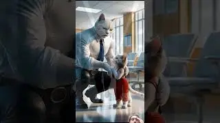 Pregnents cat mom's life change by hero kitten #cat​ #catlovers​ #shorts​ #ai​ #catperson #mycat