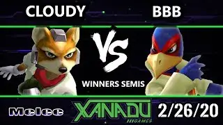 S@X 343 Winners Semis - Cloudy (Fox) Vs. BBB (Falco) Smash Melee - SSBM