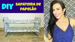 SAPATEIRA DE PAPELÃO - DO LIXO AO LUXO