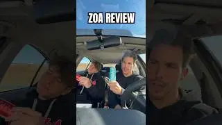 ZOA energy drink review 😳 #energydrinks #energy #drinkmorewater