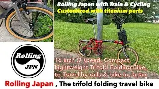 To customize with titanium parts for a lightweight folding bike.