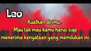 💔Leo💎 Kuatkan dirimu...Mau tak mau kamu harus siap menerima kenyataan yang memilukan ini 😱