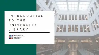 Welcome to Chemnitz University Library