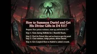How to Get Essence of Squalor & Essence of Pain - Diablo 4 Divine Gifts (Season 11)