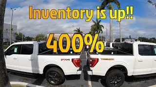 NEW Ford dealers inventory up 400% in Southern Florida -