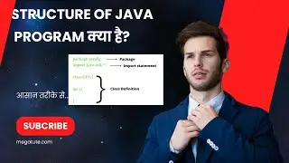 Java program structure Hindi | ICSE Java