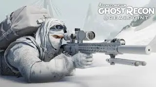 Ghost Recon Breakpoint | Snow Trail Mission &ndash; Intense Nighttime Defense! (Red Patriot DLC)