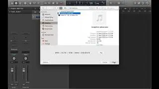 Importing audio into a project (MP3/WAV) &ndash; Logic Pro X tutorial