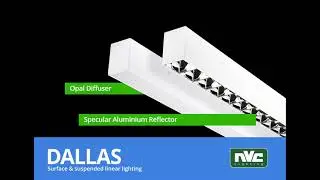 NVC Lighting - DALLAS Surface and Suspended Linear Lighting