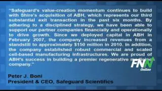 Safeguard Scientifics Partner Advanced BioHealing Agreed To Sell Itself To Shire Plc