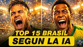 Los 15 MEJORES Futbolistas Brasileños según 5 IAs